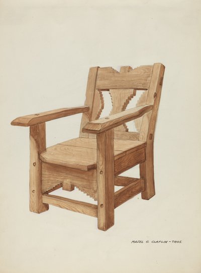 Chair by Majel G. Claflin