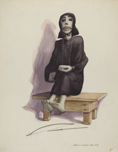 Figure of Death, c. 1937 by Majel G. Claflin