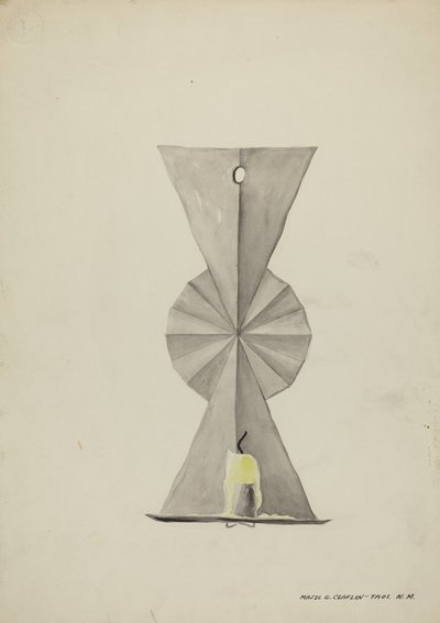 Tin Sconce, 1935-1942 by Majel G. Claflin