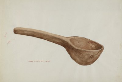 Wooden Ladle by Majel G. Claflin