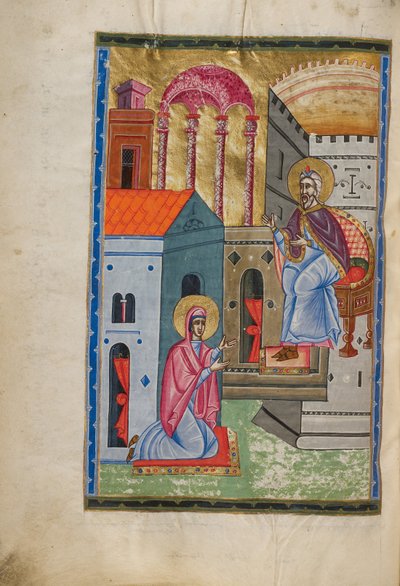 Hannah before Eli the High Priest by Malnazar