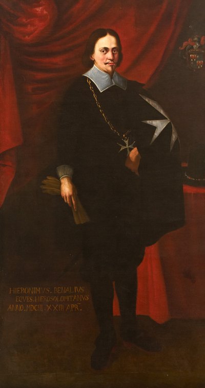 Heironimus Benalius-Girolamo Benaglio of Bergamo, 1603 by Maltese School