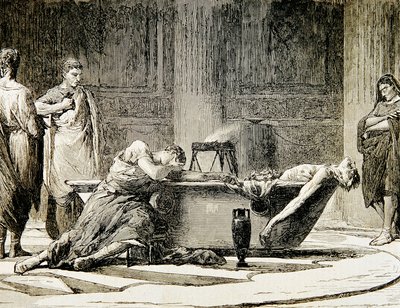 The Death of Seneca by Manuel Domínguez Sánchez