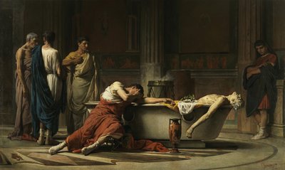 The Death of Seneca, 1871 by Manuel Domínguez Sánchez