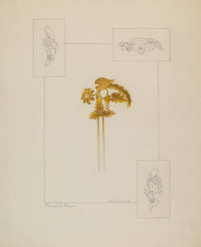 Hair Pin by Manuel G. Runyan