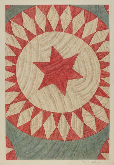 Star & Ring Quilt by Manuel G. Runyan