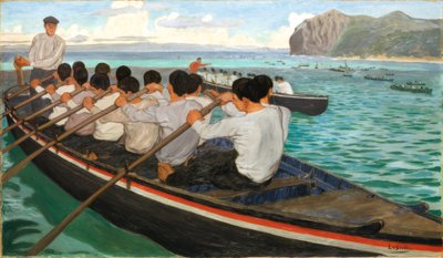 The Rowers by Manuel Losada