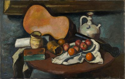 Still Life with Guitar by Manuel Ortiz de Zárate