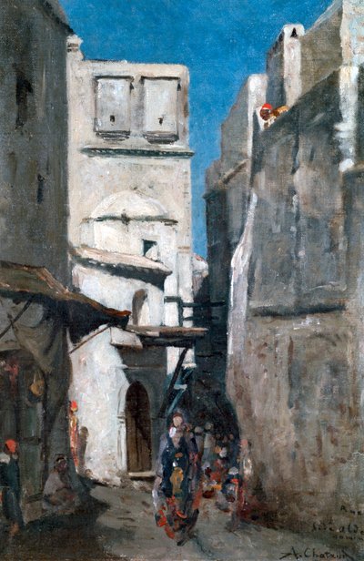 Street in Algiers by Marc Alfred Chataud