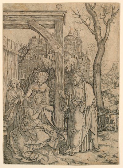 Christ Taking Leave of His Mother by Marc Antonio Raimondi