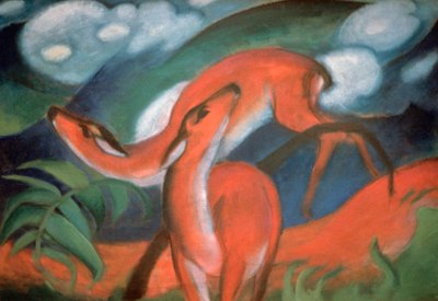 Red Deer II by Franz Marc