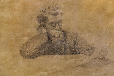 Telemaco Signorini by Marcellin Gilbert Desboutin