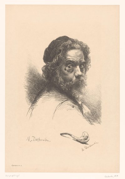 Self-Portrait by Marcellin Gilbert Desboutin