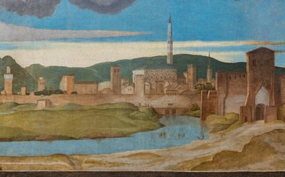 Detail of the City of Vicenza by Marcello Fogolino
