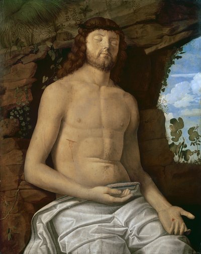The Dead Christ by Marco Basaiti
