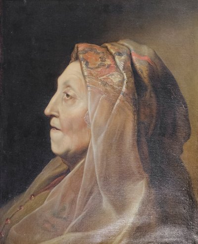 Portrait of an Old Woman by Marco Benefial