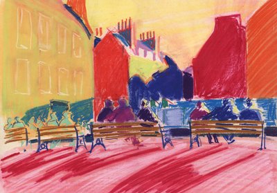 Abbey Churchyard, Bath by Marco Cazzulini