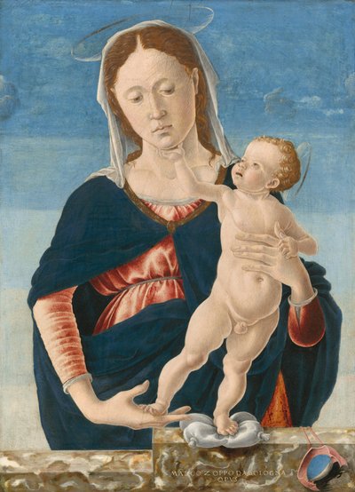 Madonna and Child by Marco Zoppo or Imitator