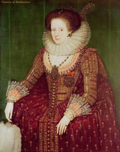 Margaret Hay, Countess of Dunfermline by Marcus Gheeraerts