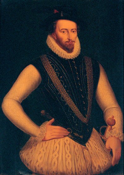 Portrait of Sir Walter Raleigh by Marcus Gheeraerts