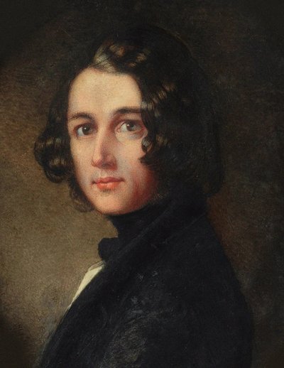 Portrait of Charles Dickens (detail) by Margaret Gillies