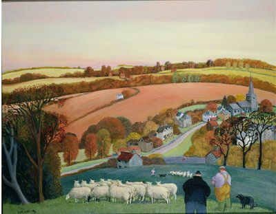 Autumn Landscape by Margaret Loxton