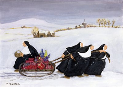 Tobogganing by Margaret Loxton
