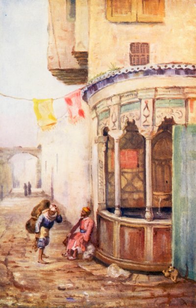 Street Fountain, Damascus by Margaret Thomas