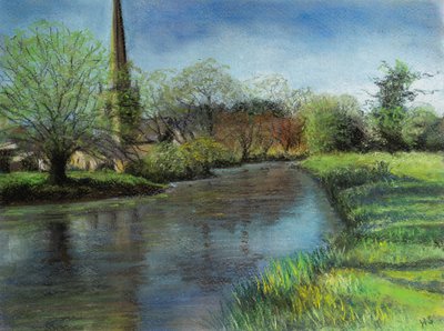 Burford Church, Cotswolds, 2020 by Margo Starkey