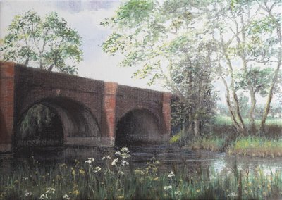 Cookham Moor bridge, 2022 by Margo Starkey