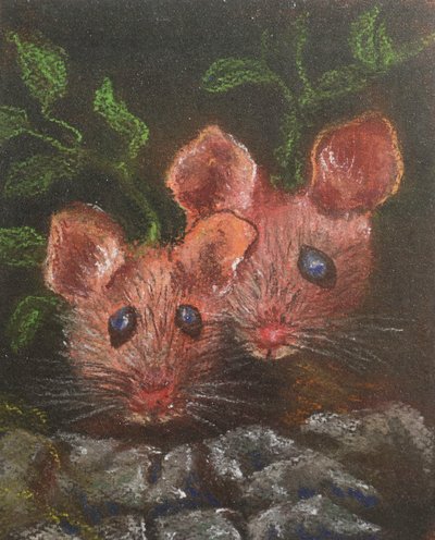 Two little mice by Margo Starkey