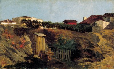 Portici Landscape by Marià Fortuny Marsal