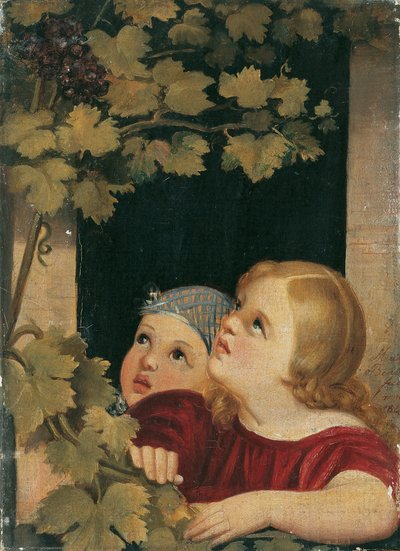 Two Children at the Window by Maria Beatrice
