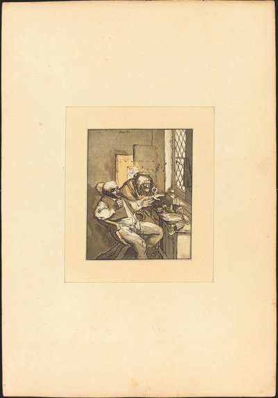 Village Surgeon by Maria Catharina Prestel after Adriaen van Ostade