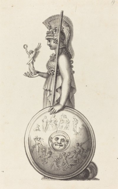 Minerva, by Phidias by Maria Denman after John Flaxman