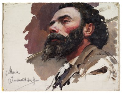 Portrait of a Man by Maria Iakunchikova