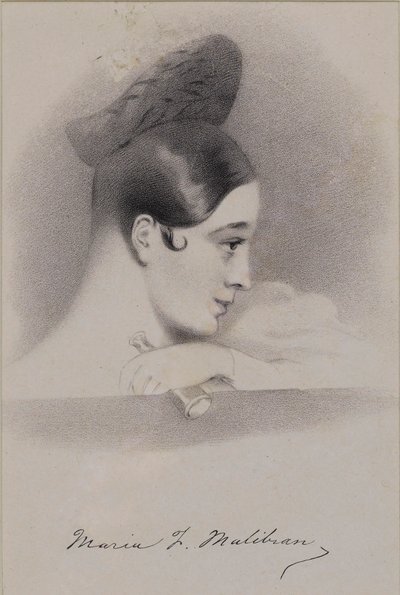 Self-Portrait by Maria Malibran Garcia