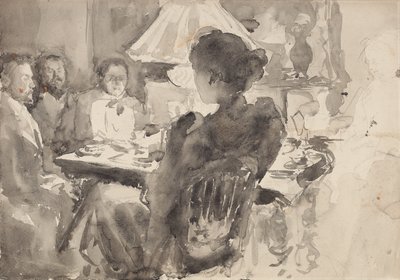 After Dinner Conversation by Maria Yakunchikova