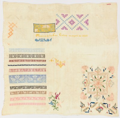 Sampler by Maria de la Luz Garcia