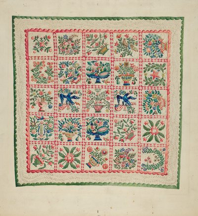 Applique Quilt by Marian Curtis Foster