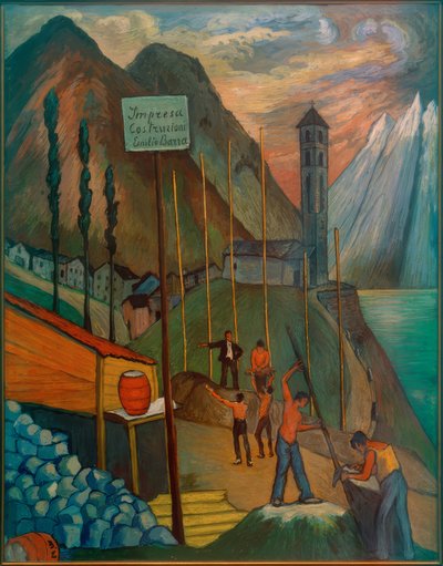 The New Building by Marianne von Werefkin