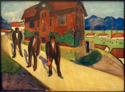 M. v. Werefkin, Evening / Painting, 1909 by Marianne von Werefkin