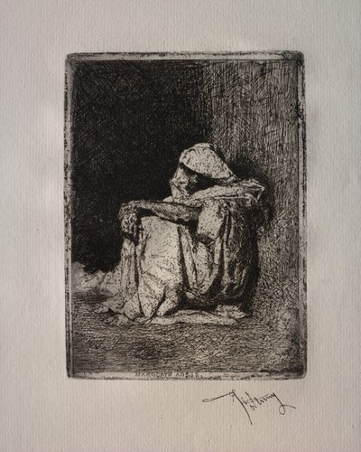 Seated Arabian by Mariano Fortuny y Marsal