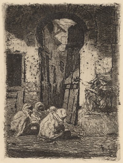 Tangier (Seated Arabs) by Marià Fortuny
