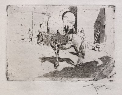 Horse of Morocco by Mariano Fortuny y Carbó