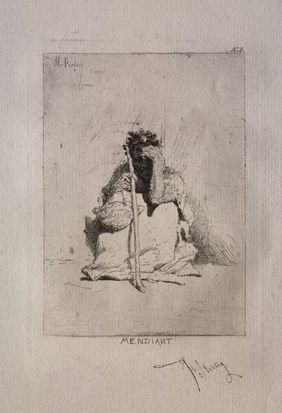 Crouching Beggar by Mariano Fortuny y Carbó