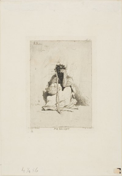 A Beggar by Mariano Fortuny y Marsal