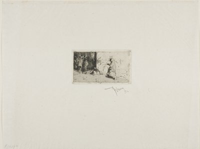 A Street in Seville by Mariano Fortuny y Marsal
