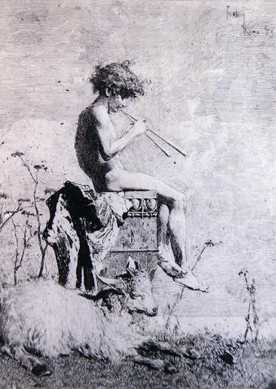 Idyll by Mariano José María Bernardo Fortuny y Carbó