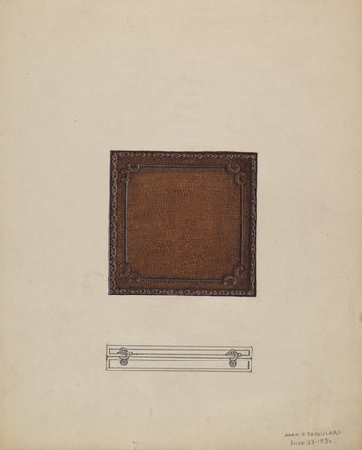 Leather Medal Case by Marie Famularo
